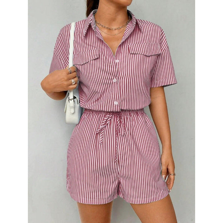 Damen Kurzoverall mit taillierter Passform und praktischen Taschen Drune