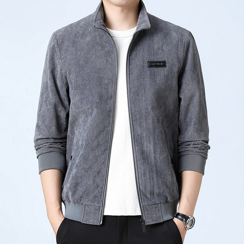 Herren Modische Steppjacke mit kragen Drune