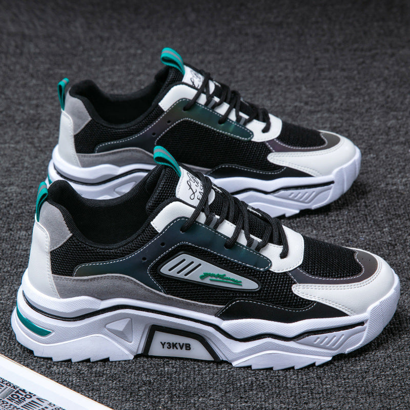 Damen Sportliche Lauf-Sneaker mit stabiler Sohle und atmungsaktiver Netzstruktur Drune