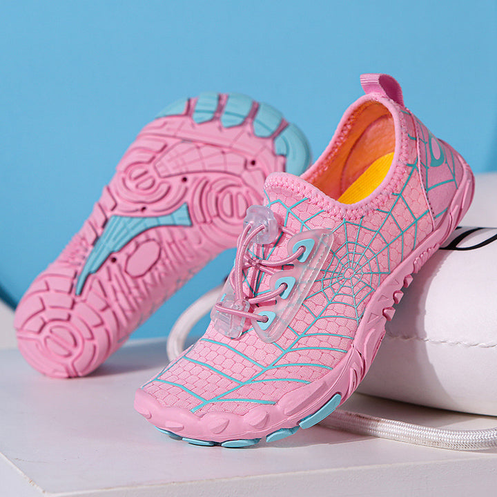 Damen nan elastischer Wassersneaker mit Schnellzug, schnelltrocknendem Mesh und flexibler rutschfester Sohle Drune