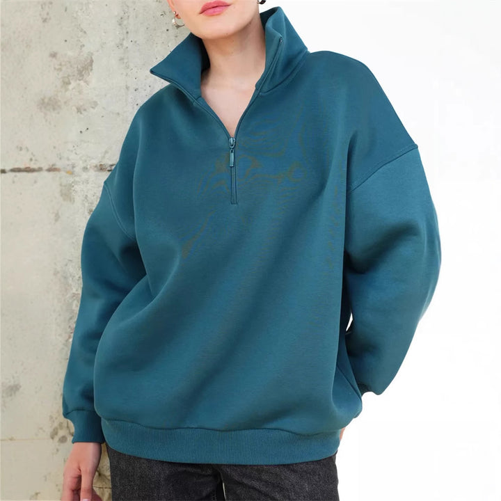 Damen Sportliches Oversized Sweatshirt Drune