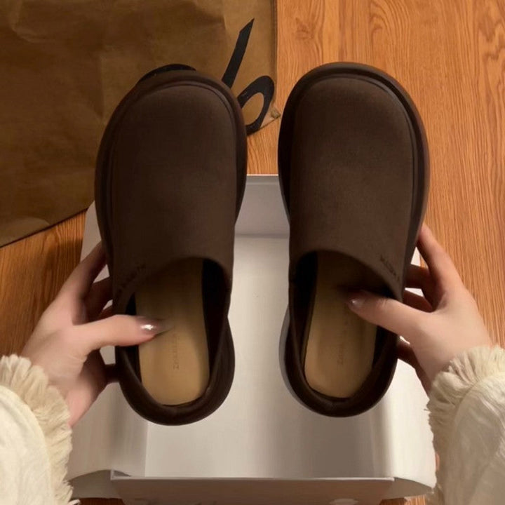 Damen Komfortable Clogs mit weichem Innenfutter und rutschfester Sohle Drune