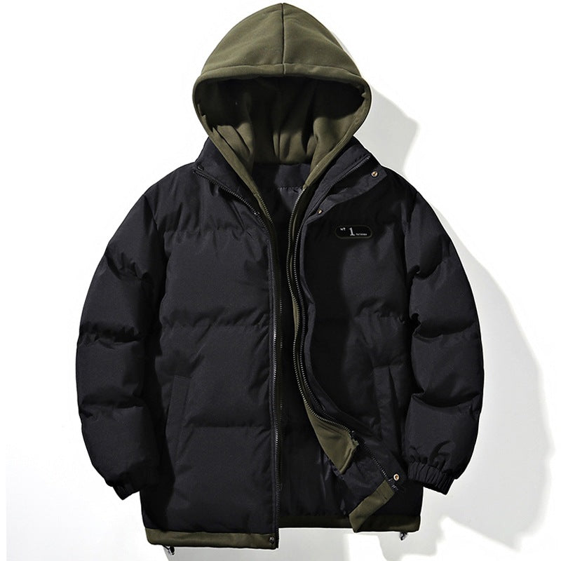 Damen Gepolsterte Oversize-Steppjacke mit Kapuze, Kordelzug & elastischen Bündchen Drune
