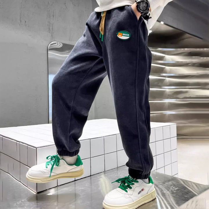 Unisex Freizeit Jogginghose mit elastischem Bund Drune