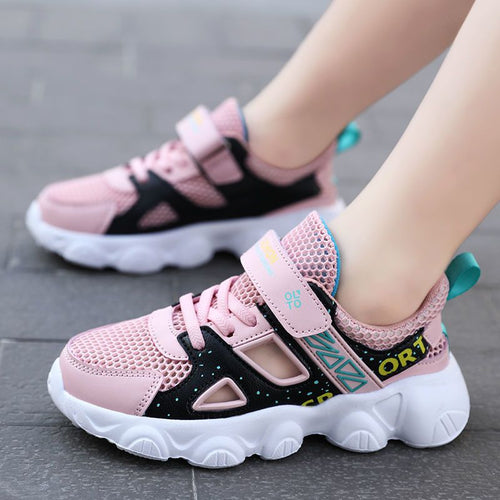 Damen Bequeme Sport Sneakers mit atmungsaktiver Mesh-Oberfläche Drune