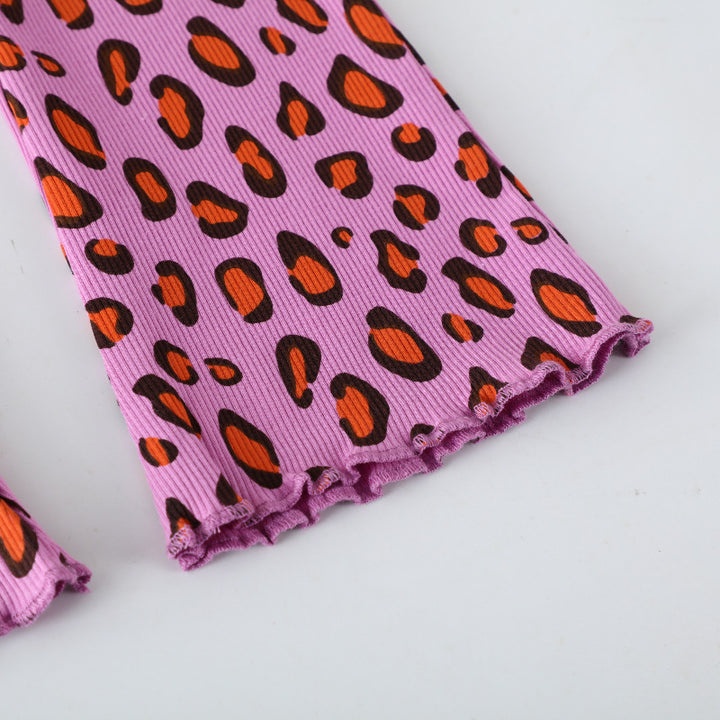 Damen legere Leggings mit animalischem Muster Drune