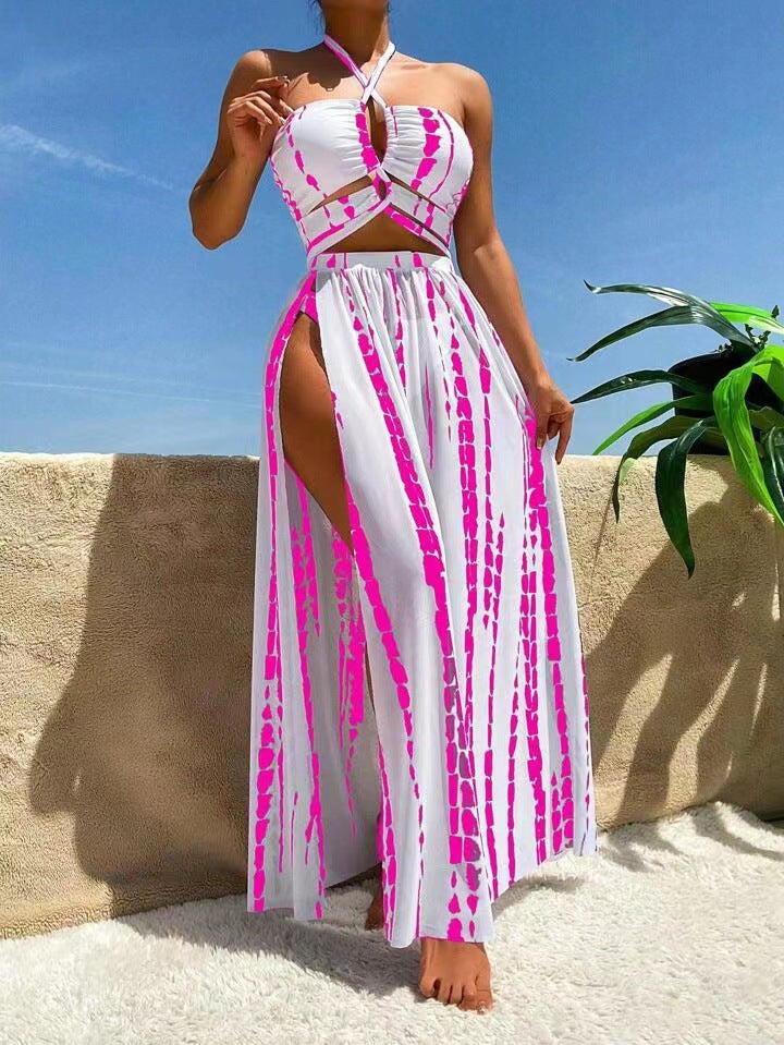 Damen Maxikleid mit verführerischen Cut-Out-Details Drune