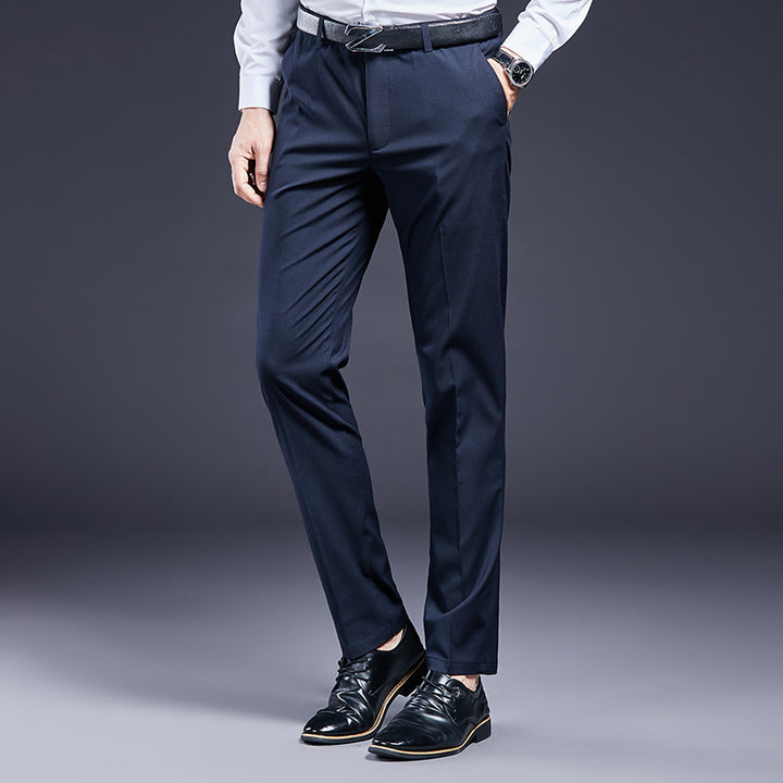Herren elegante Anzughose aus hochwertigem Wollmix Drune
