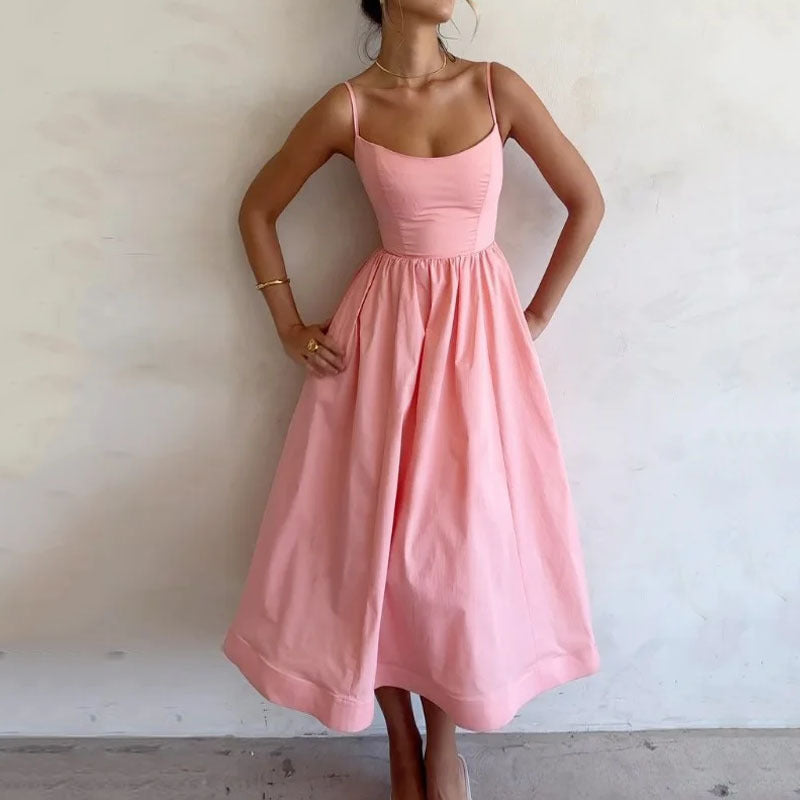 Damen Maxikleid Drune
