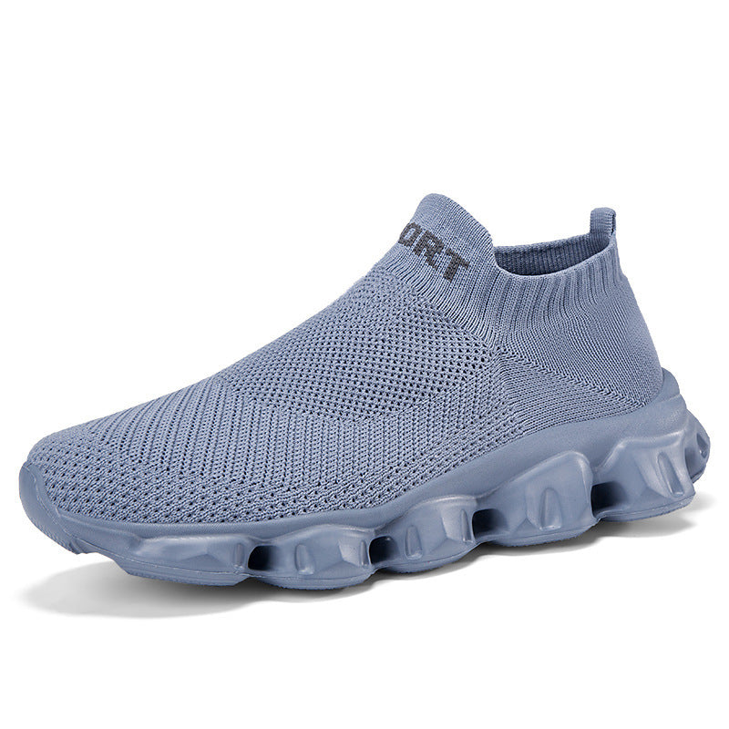 Unisex nan nahtloser Strick-Slip-On mit sockenähnlichem Schaft und skulpturierter Dämpfungssohle Drune
