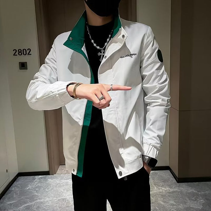 Herren modische Übergangsjacke mit atmungsaktivem und wasserabweisendem Material Drune