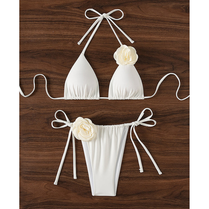 Damen Bikini-Set mit verspieltem Blumenmotiv Drune