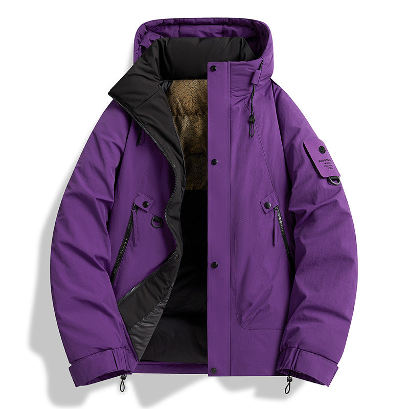 Herren Technischer Urbanparka mit Thermoisolierung und multifunktionalen Taschen Drune