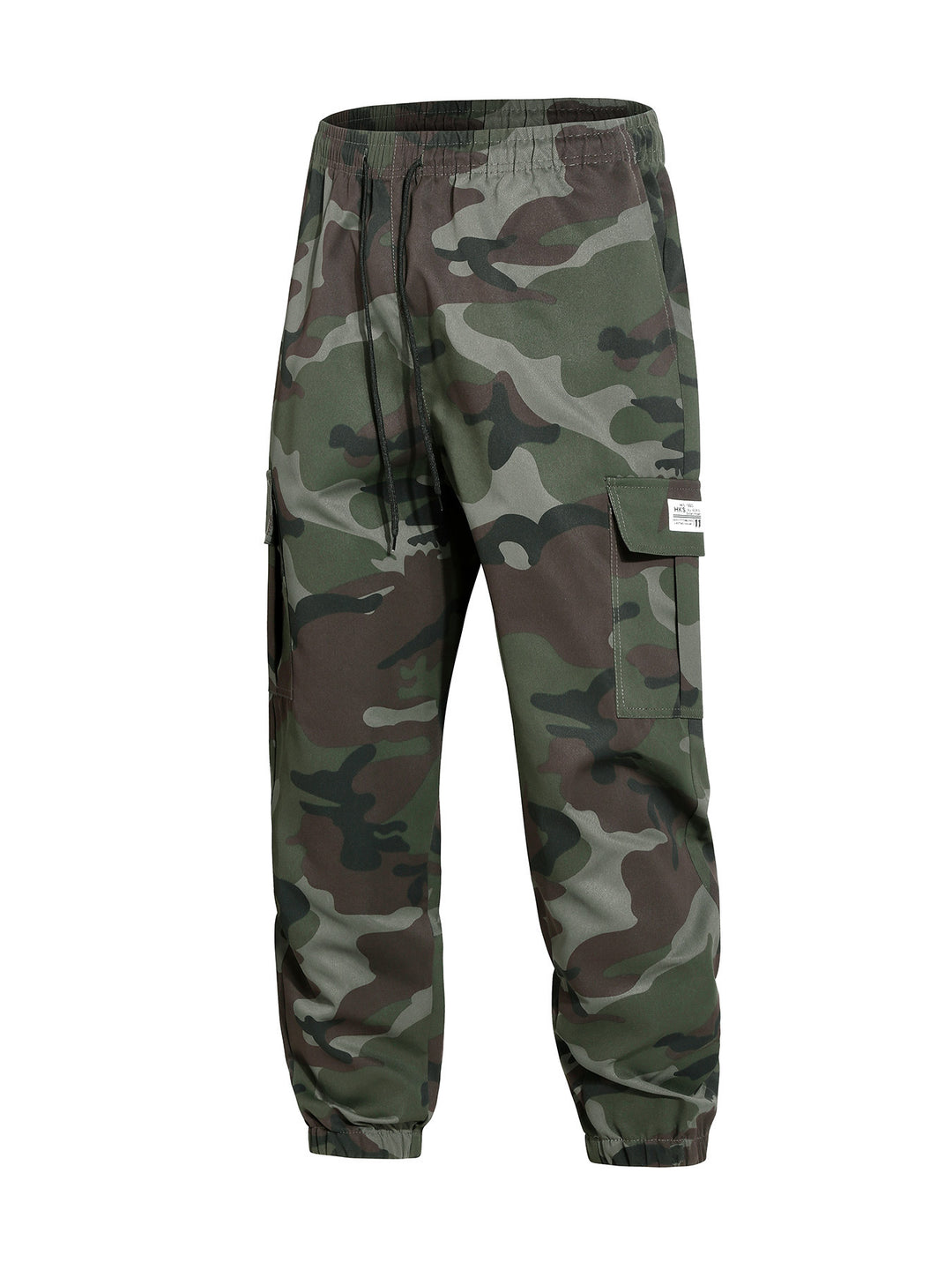 Herren Moderne Cargohose im Camouflage-Design Drune