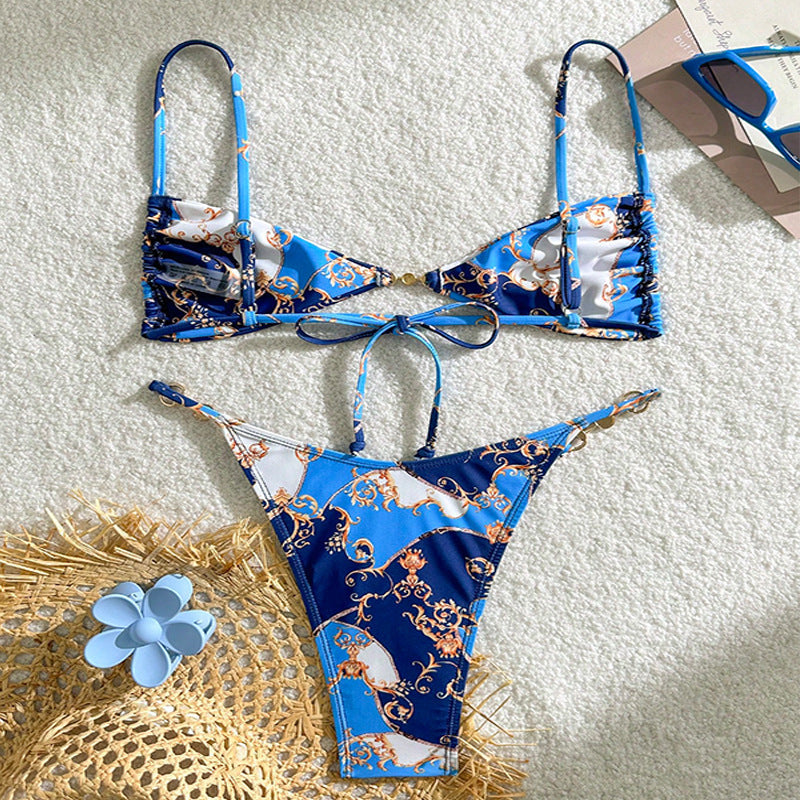 Damen Triangel-Bikini mit eleganten Design-Elementen Drune