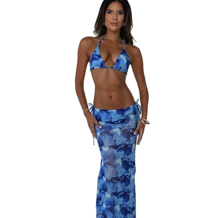 Damen Bikini-Set mit anpassbarem Rock Drune