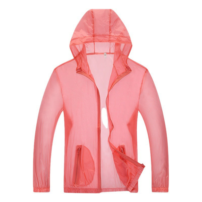 Herren ultraleichte Regenjacke mit verstellbarem Kapuzenbereich und reflektierenden Elementen Drune