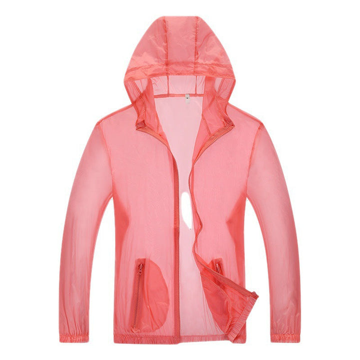 Herren ultraleichte Regenjacke mit verstellbarem Kapuzenbereich und reflektierenden Elementen Drune