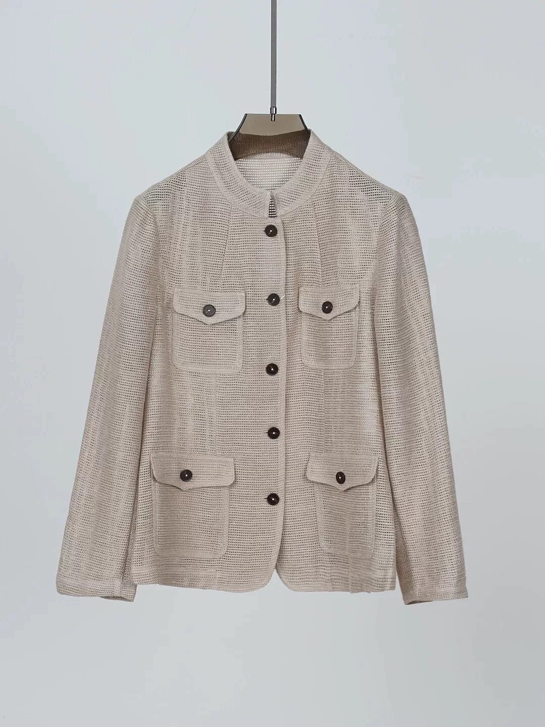 Damen Modische Sommerjacke aus leichtem Gewebe Drune