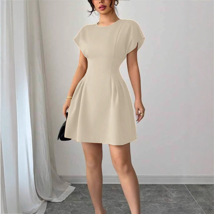 Damen Wickelkleid mit elegantem Schnitt und fließendem Rock Drune
