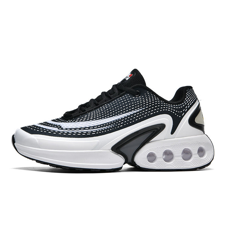 Herren retro-futuristische Dämpfungs-Sneaker mit kugelförmiger Luftkammer und atmungsaktivem Mesh-Obermaterial Drune