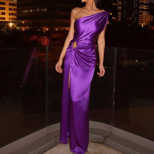 Drune | Asymmetrisches Schulter-Abendkleid