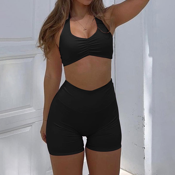 Damen Sportliches Zweiteiliges Badeset mit elastischem Material Drune