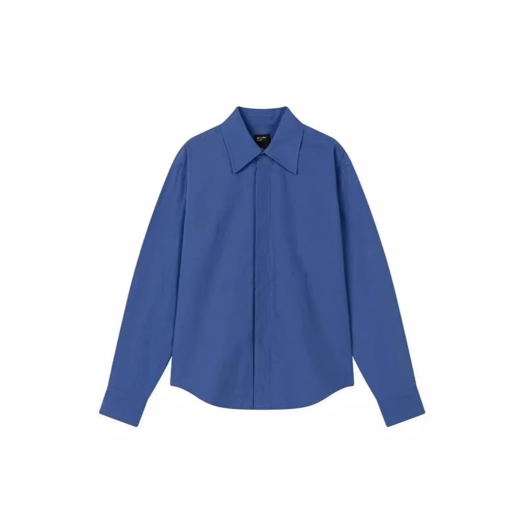 Damen Modernes Langarm-Hemd Drune