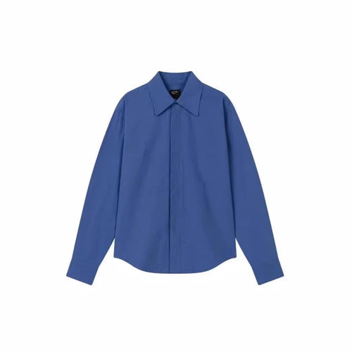 Damen Modernes Langarm-Hemd Drune