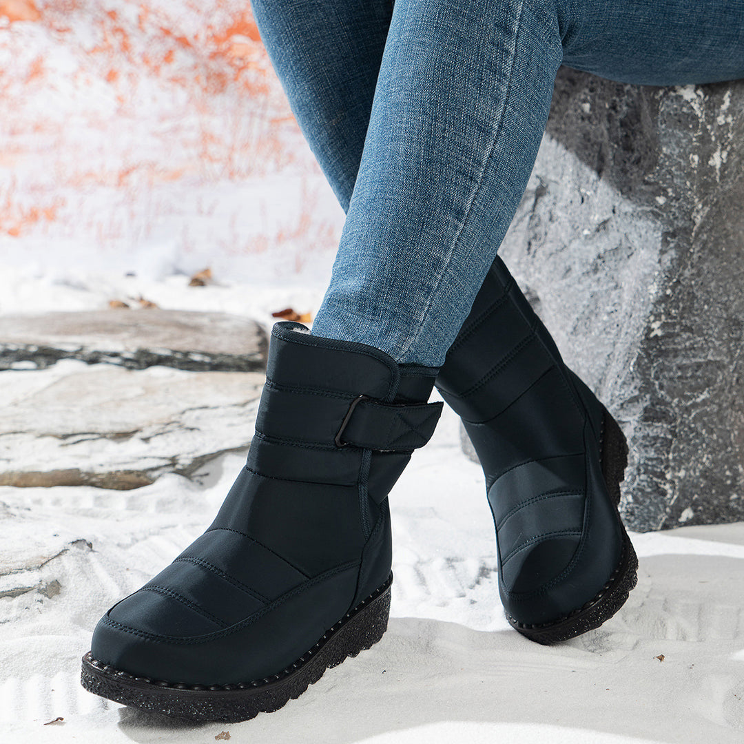Damen Warmgefütterte Stiefel Drune