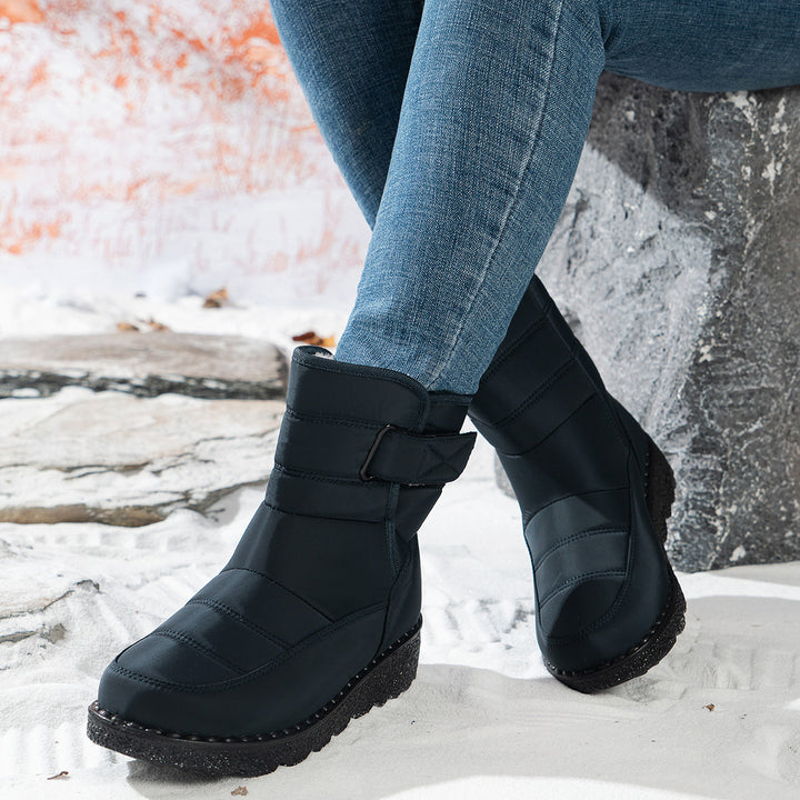Damen Warmgefütterte Stiefel Drune
