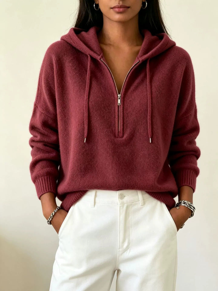 Damen Bequemer Kapuzenpullover Drune