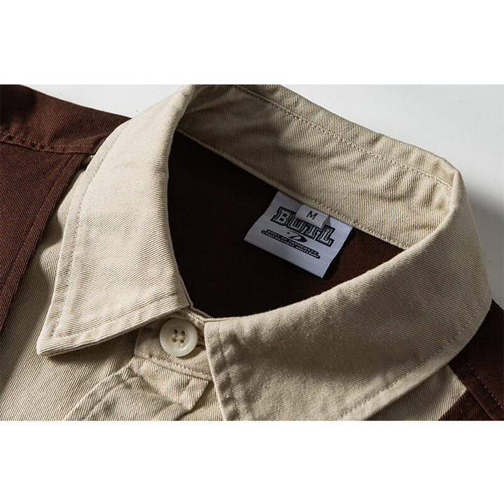 Herren Utility-Weste mit multifunktionalen Taschen, Halbzip und integriertem Hemd-Layer Drune