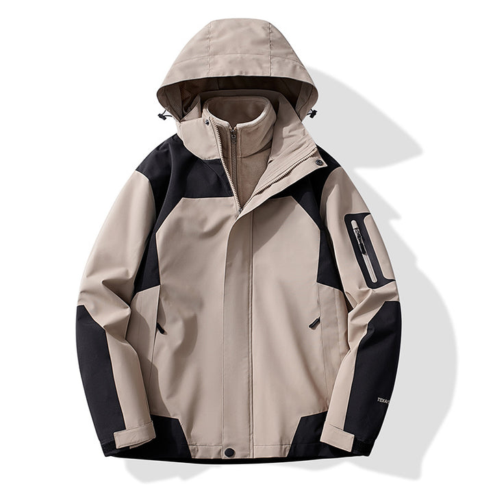 Damen Multifunktionale Trekking-Softshelljacke mit herausnehmbarer Fleece‑Innenlage und Kapuze Drune