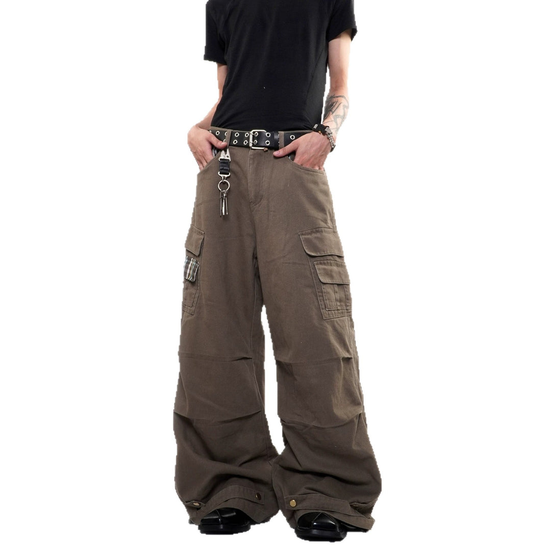 Herren Weitgeschnittene Cargo-Hose mit Taschen Drune