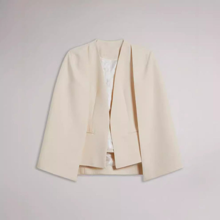 Damen kimonoinspirierter Cape‑Blazer im fließenden Tailoring‑Look Drune