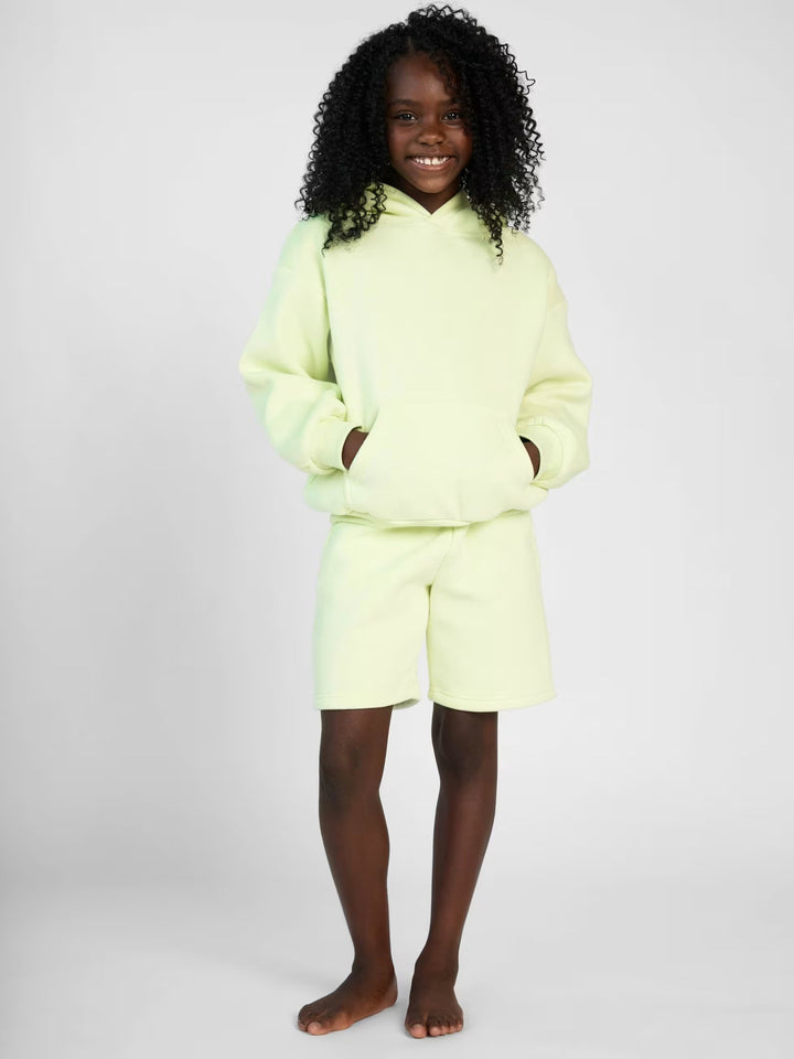 Damen Sportliches Kurzarm-Set mit Kapuze und bequemen Shorts Drune