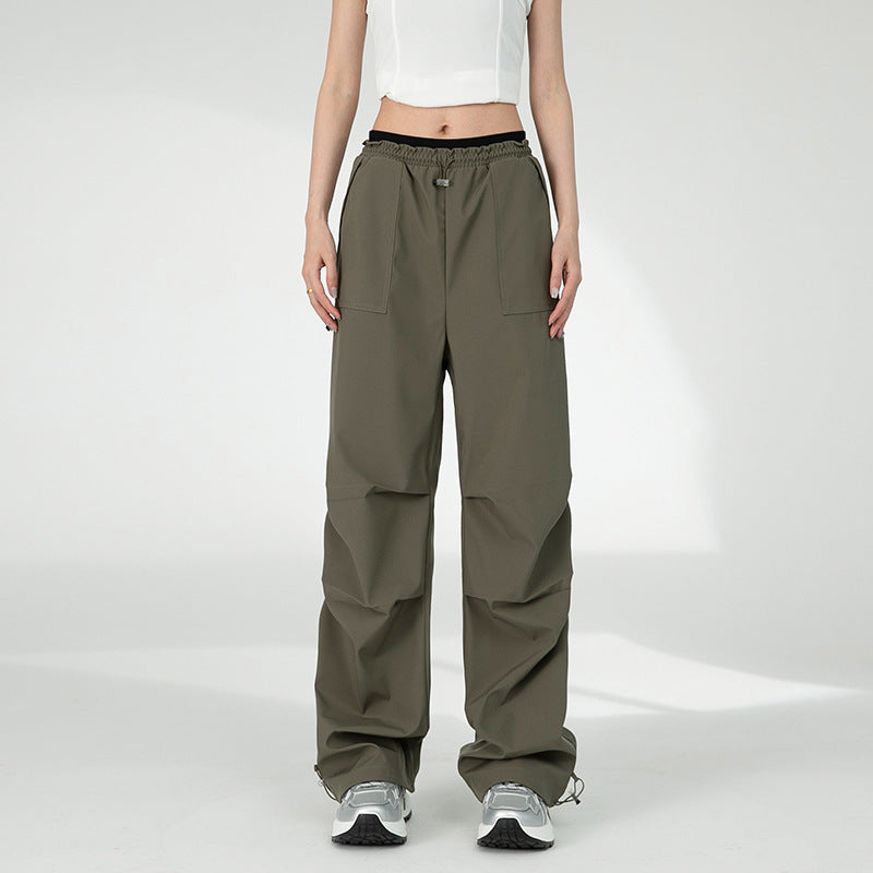 Damen Kapuzen-Utility-Parka mit wasserdichter Membran, großen Fronttaschen & verstellbarem Saum Drune