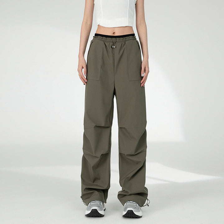 Damen Kapuzen-Utility-Parka mit wasserdichter Membran, großen Fronttaschen & verstellbarem Saum Drune