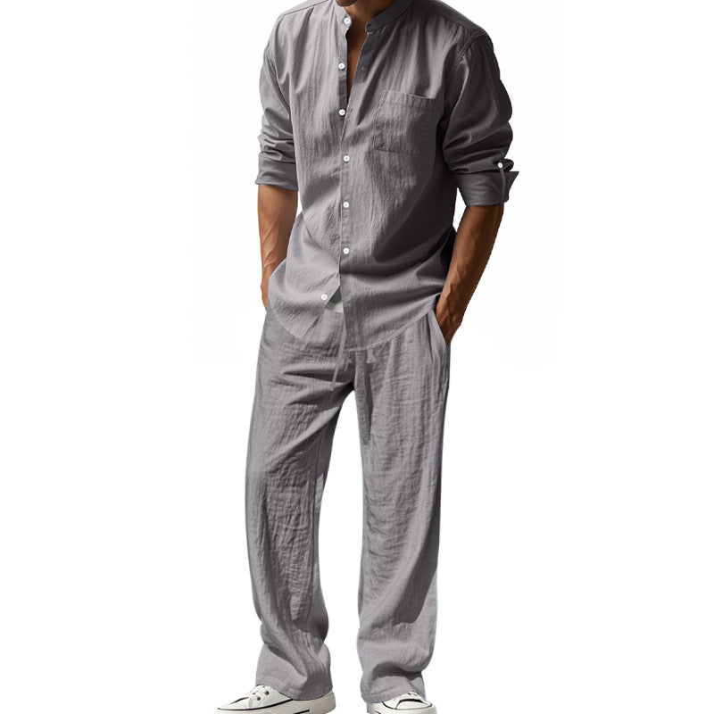 Herren luftiges Hemd- und Hosen-Set Drune
