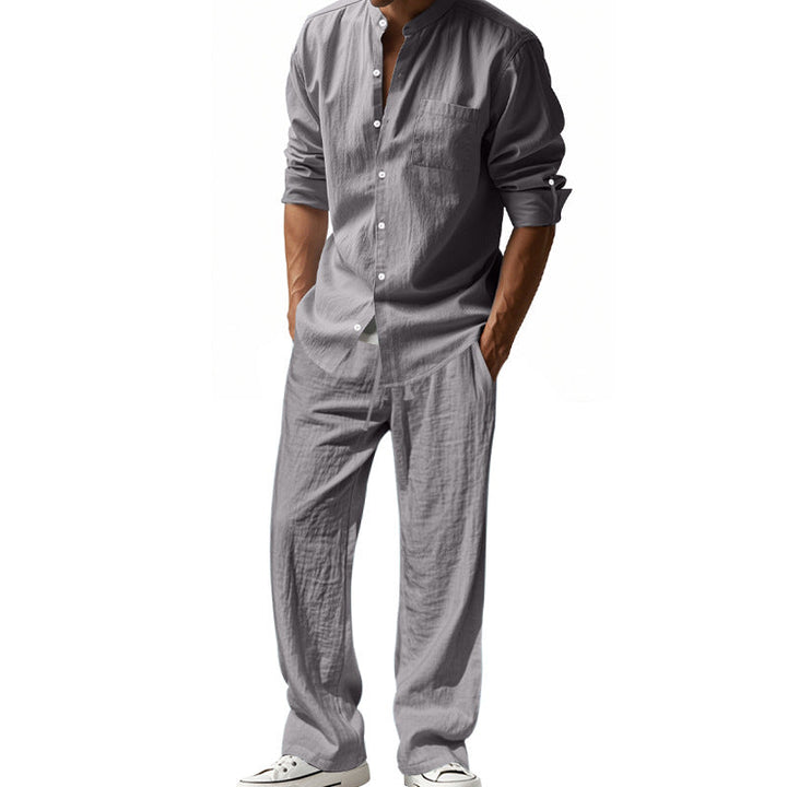 Herren luftiges Hemd- und Hosen-Set Drune