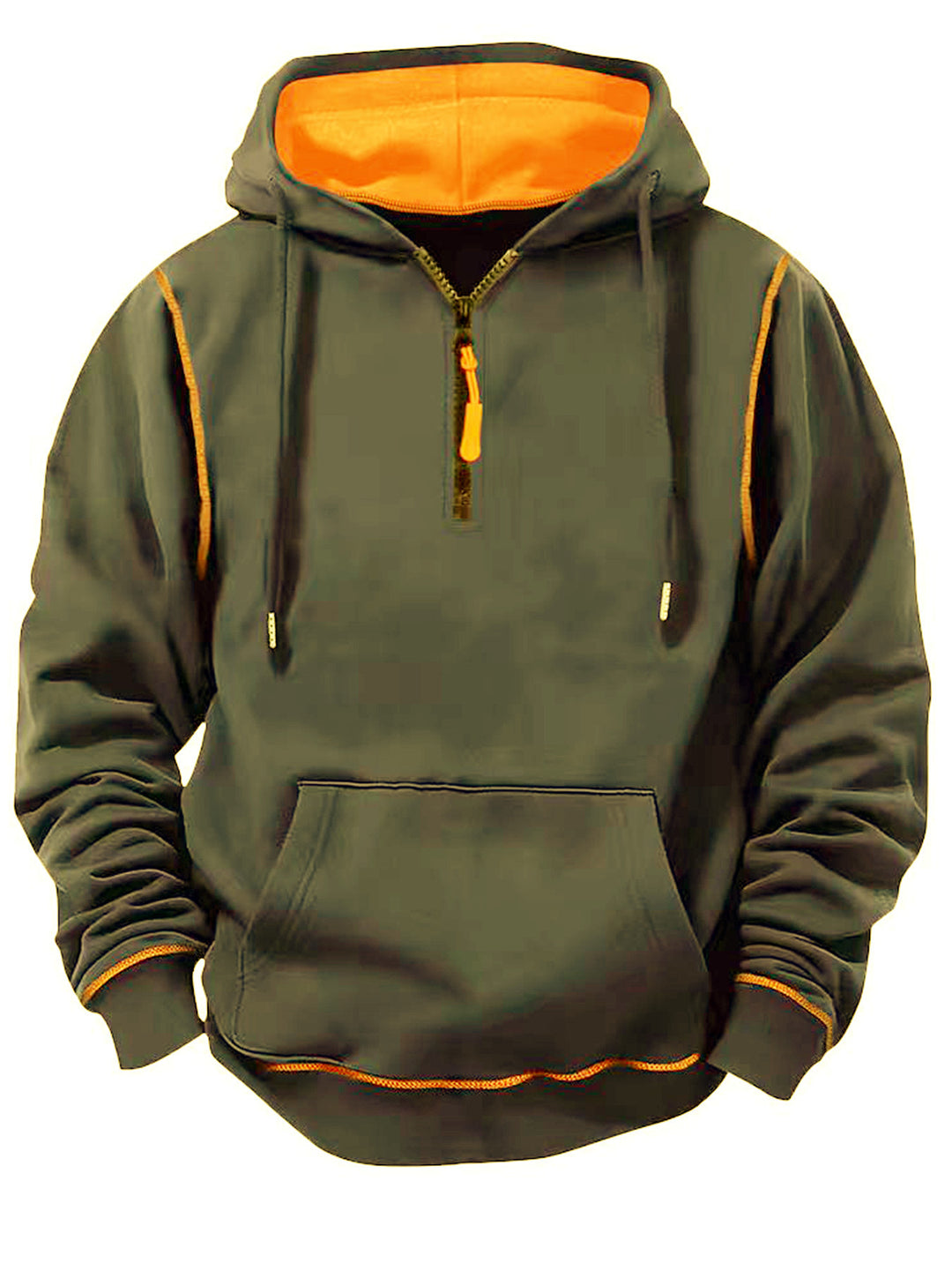 Herren Sportliche Kapuzenjacke mit Reißverschluss Drune