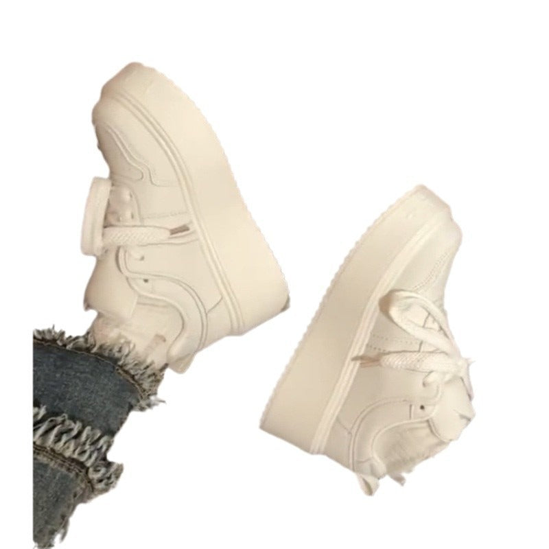 Damen Chunky Sneakers mit stabiler Plateau-Sohle und atmungsaktivem Obermaterial Drune