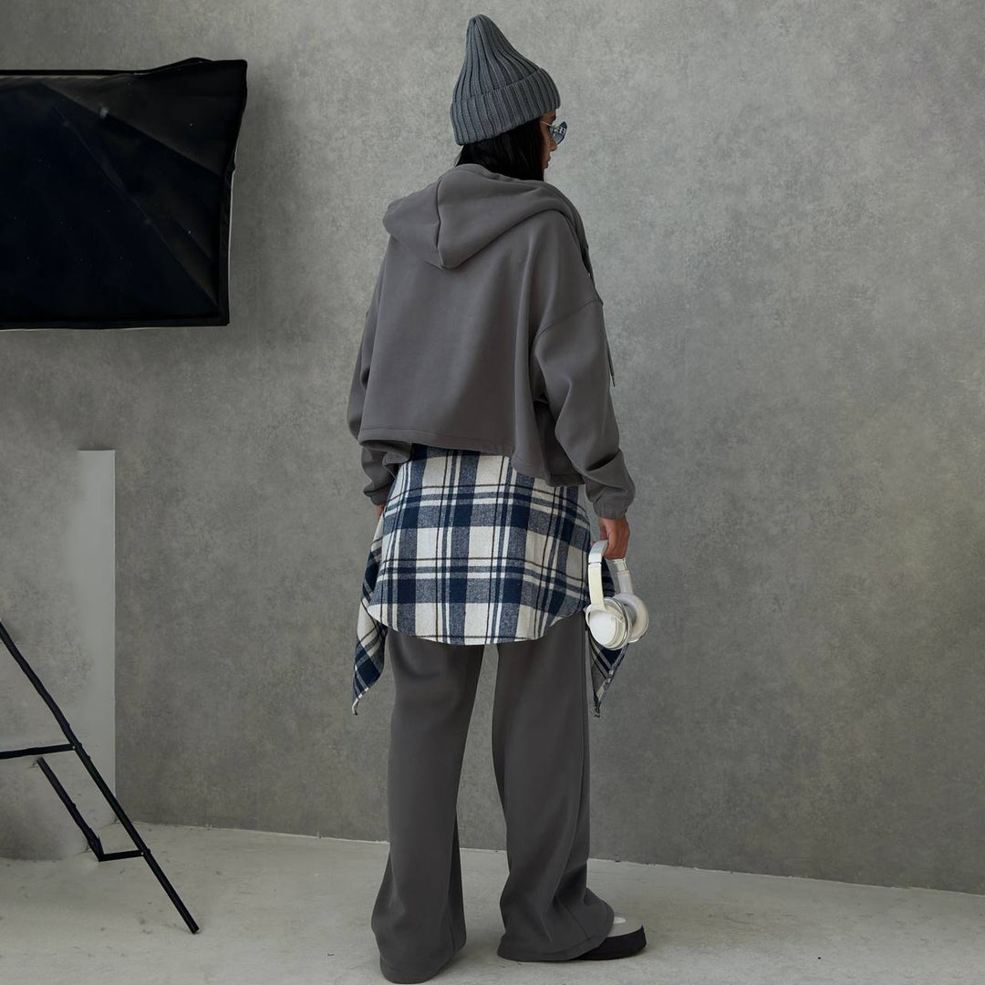 Damen Sportliches Lounge-Outfit mit weitem Schnitt Drune