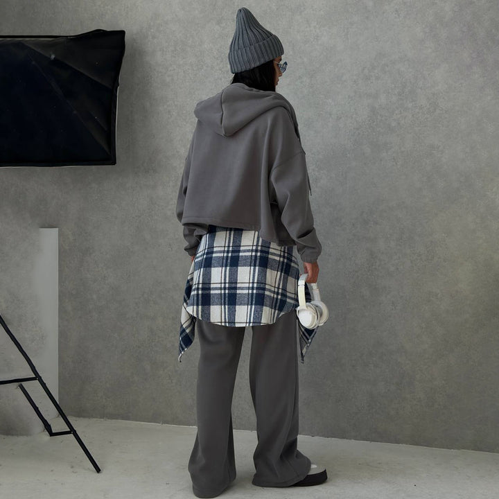 Damen Sportliches Lounge-Outfit mit weitem Schnitt Drune