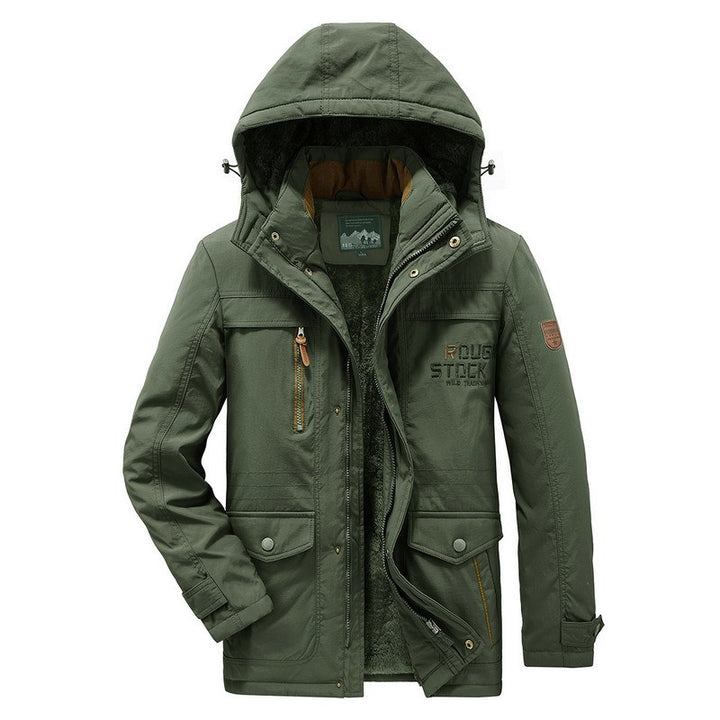 Herren Multifunktionale Outdoor-Jacke mit Fleece-Futter Drune