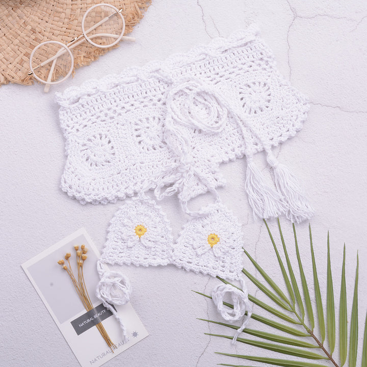 Damen Häkel-Bikini-Set Drune