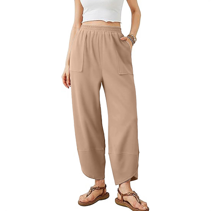 Damen Culotte-Hose mit elastischem Bund und aufgesetzten Taschen Drune