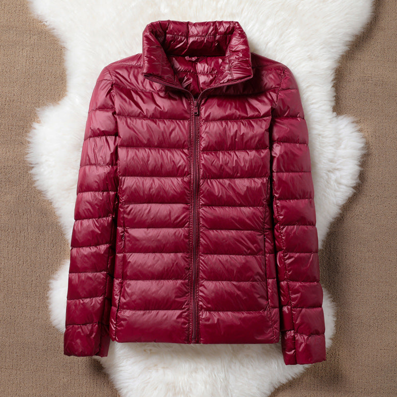 Drune | Klassisch weinrote Jacke