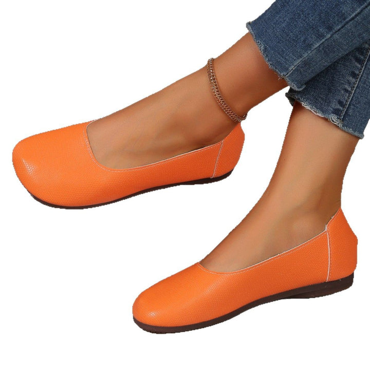 Damen Texturierte Slipper mit Bequemem Fußbett Drune